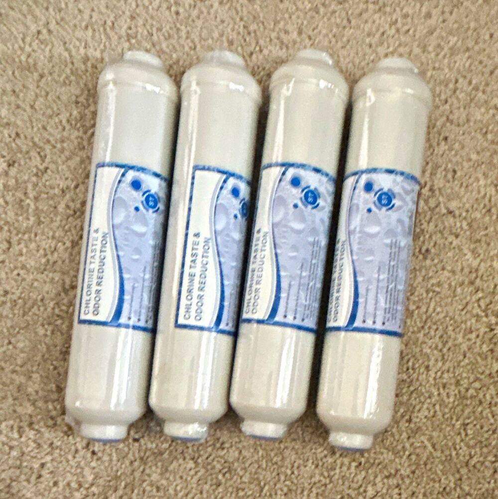 For GE GWF Refrigerator Water Filter 4-Pack Carbon Chlorine Taste & Odor